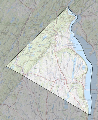 Rockland County NY USGS topo map
