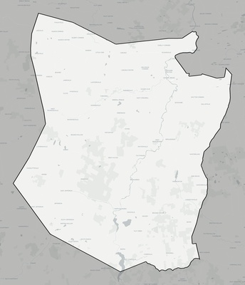 Schoharie County NY county basemap context