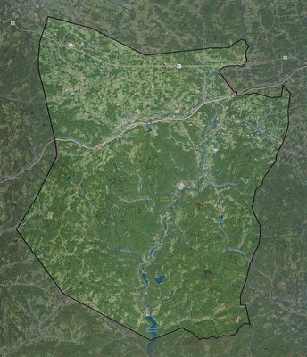 Schoharie County NY USGS imagery and topo map