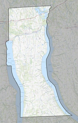 Seneca County NY USGS topo map