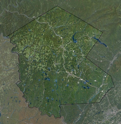 Sullivan County NY USGS imagery and topo map