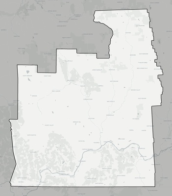 Tioga County NY county basemap context