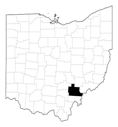 Athens County in Ohio