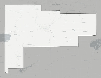 Auglaize County OH county basemap context