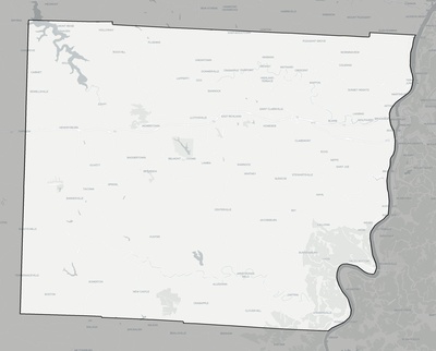 Belmont County OH county basemap context