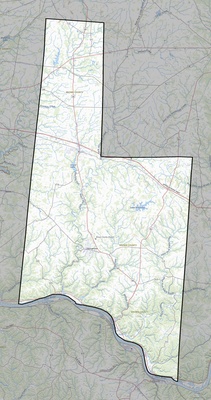 Brown County OH USGS topo map