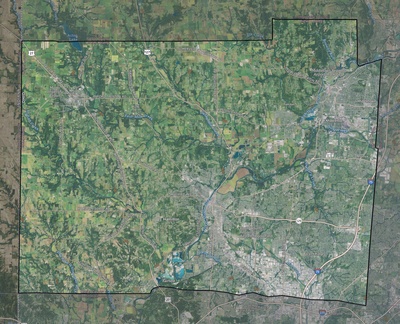 Butler County OH USGS imagery and topo map
