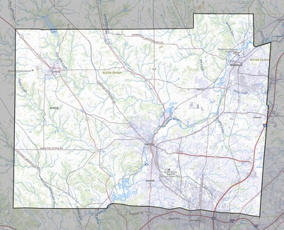 Butler County OH USGS topo map