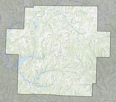 Carroll County OH USGS topo map