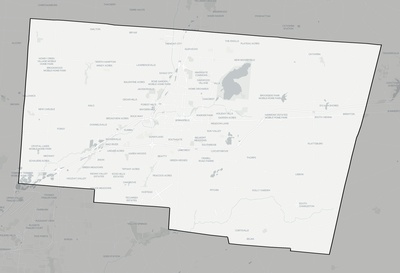 Clark County OH county basemap context