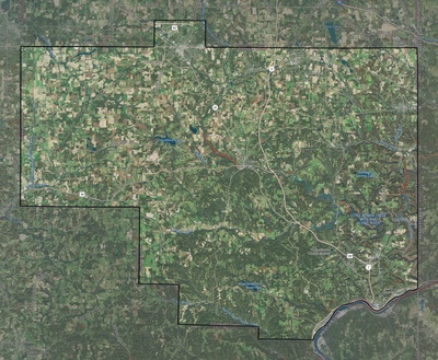 Columbiana County OH USGS imagery and topo map