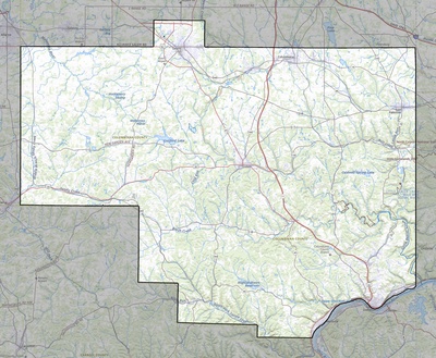 Columbiana County OH USGS topo map