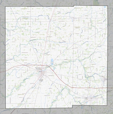 Crawford County OH USGS topo map