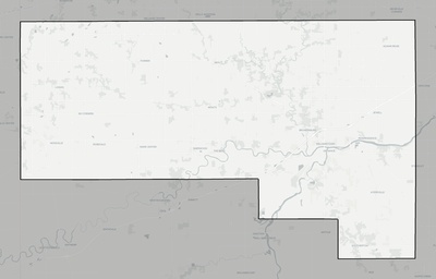 Defiance County OH county basemap context