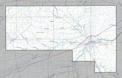 Defiance County OH USGS topo map