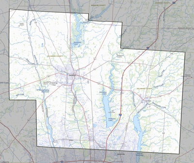 Delaware County OH USGS topo map