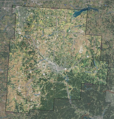 Fairfield County OH USGS imagery and topo map