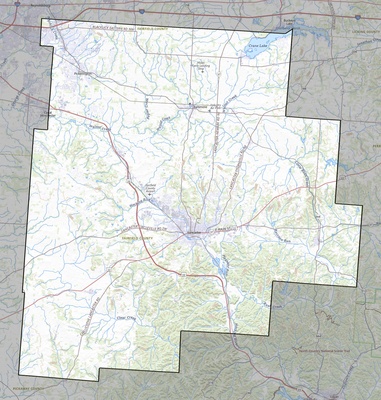 Fairfield County OH USGS topo map