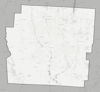 Franklin County OH county basemap context