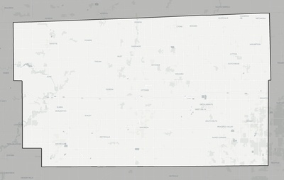 Fulton County OH county basemap context