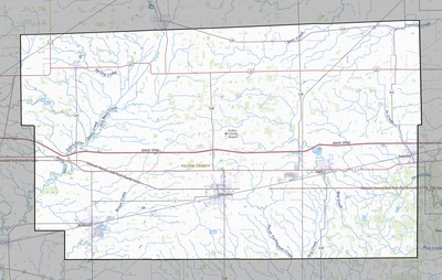Fulton County OH USGS topo map
