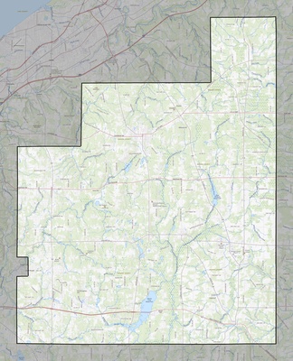 Geauga County OH USGS topo map