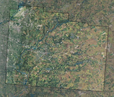Greene County OH USGS imagery and topo map