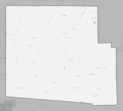 Hardin County OH county basemap context