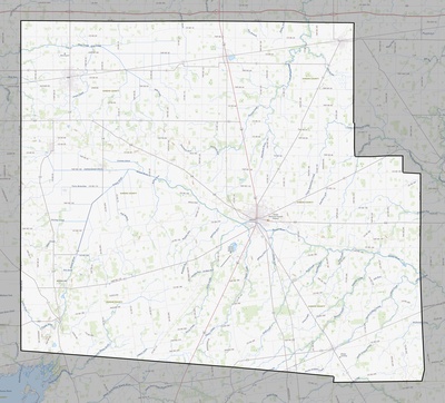 Hardin County OH USGS topo map