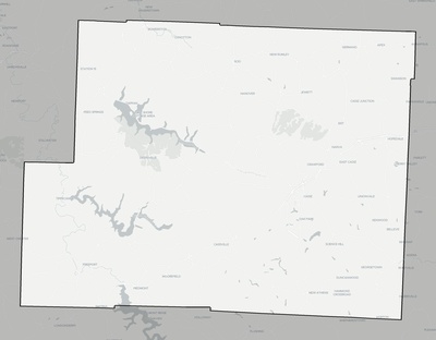 Harrison County OH county basemap context