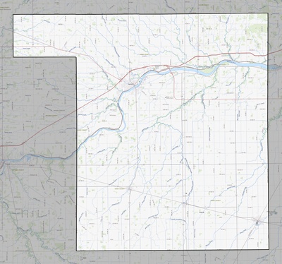 Henry County OH USGS topo map