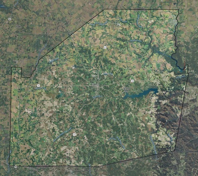 Highland County OH USGS imagery and topo map