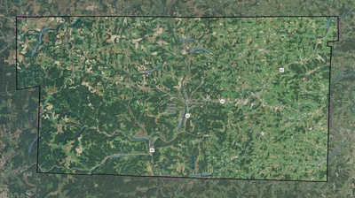 Holmes County OH USGS imagery and topo map