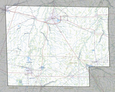 Huron County OH USGS topo map