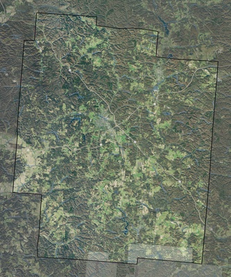 Jackson County OH USGS imagery and topo map