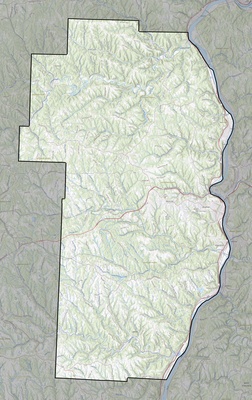 Jefferson County OH USGS topo map