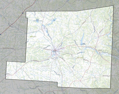 Knox County OH USGS topo map