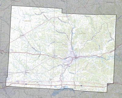Licking County OH USGS topo map