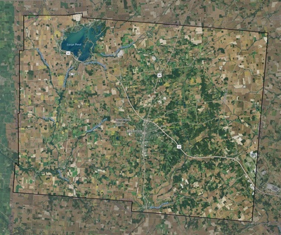Logan County OH USGS imagery and topo map
