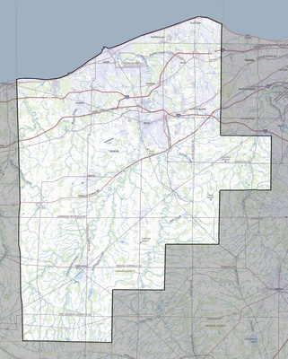 Lorain County OH USGS topo map