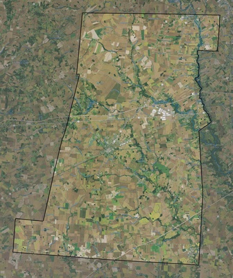 Madison County OH USGS imagery and topo map