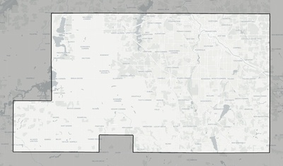 Mahoning County OH county basemap context