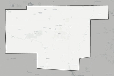 Marion County OH county basemap context