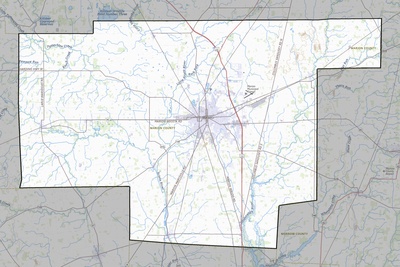Marion County OH USGS topo map