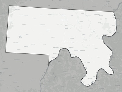 Meigs County OH county basemap context