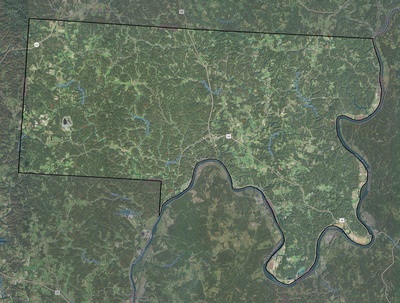 Meigs County OH USGS imagery and topo map