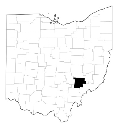 Morgan County in Ohio