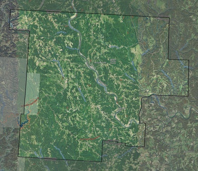 Morgan County OH USGS imagery and topo map