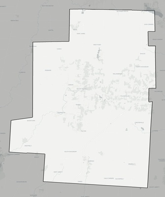 Morrow County OH county basemap context