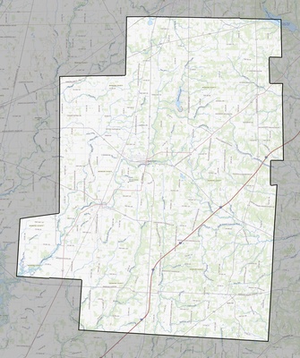 Morrow County OH USGS topo map